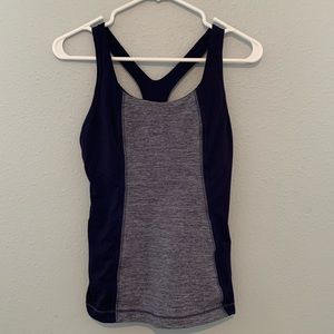lululemon Workout Tank with Built-in Bra Sz 8